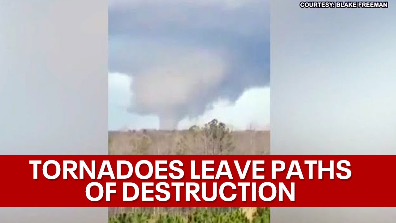 7 dead after severe weather rolls through the south - YouTube