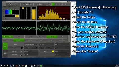 How to enable & configure a BreakawayOne Streaming Encoder