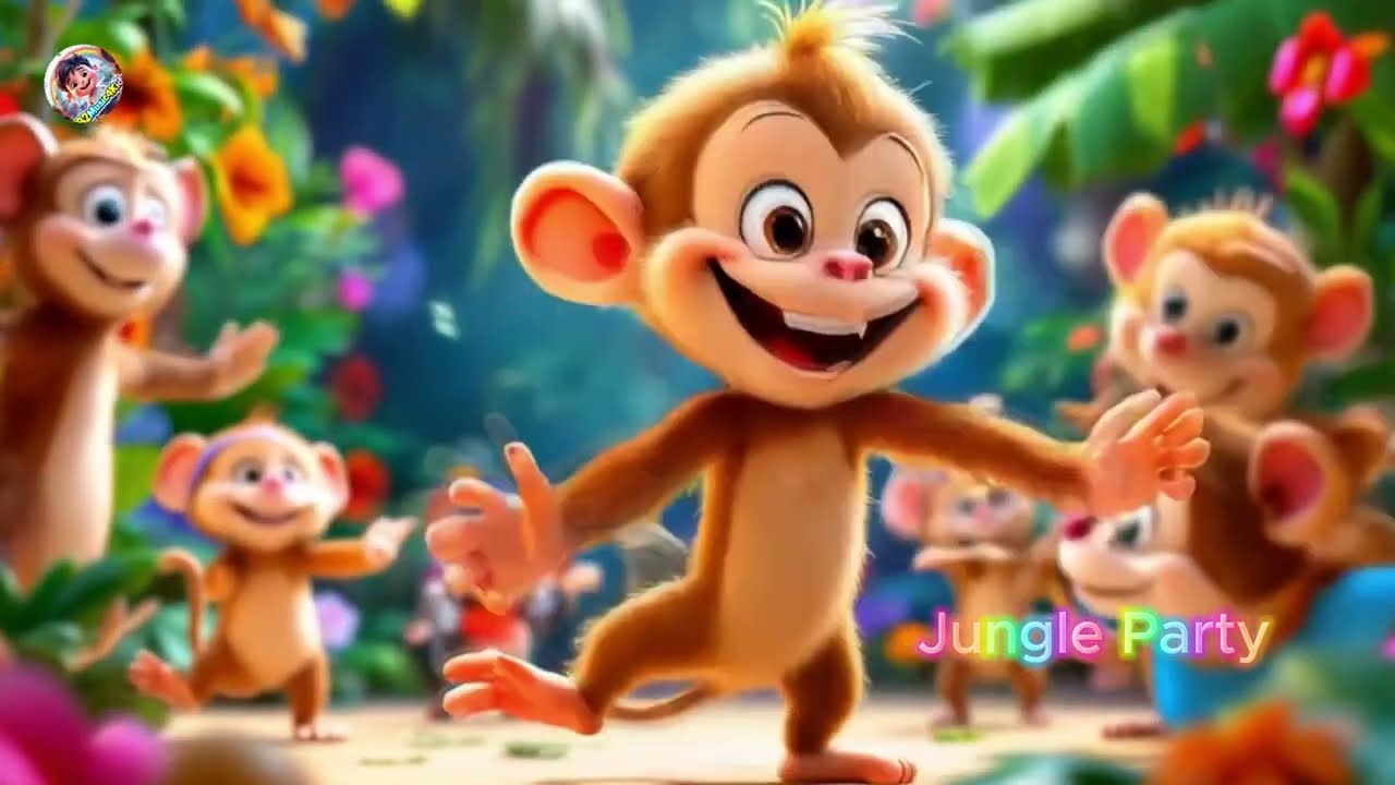 🎵 Jungle Party! 🌿 | Fun Animal Dance Song for Kids
