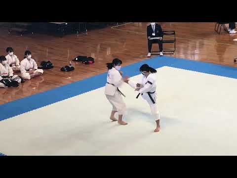 第２4回関東高校少林寺拳法選抜大会　女子規定組演武　優勝　清瀬高校　與語　芝野組