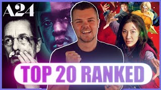 Top 20 A24 Movies RANKED