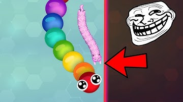 Wall Trap Troll In Snake.io Funny Moments / Best Moments #12