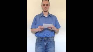Matt Dreslinski CMST 101 Final Speech