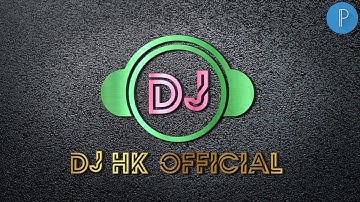 D J HK OFFICIAL logo design on pixellab-Android[Vandy Design]