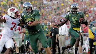 Deanthony Thomas 64 Yard Touchdown Run 2012 Rose Bowl Oregon Vs Wisconsin 4K60Fps