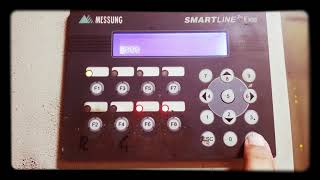 How to set paint flushing time in messung smartline HMI