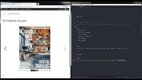 3D FlipBook WordPress Plugin - Internal Navigation