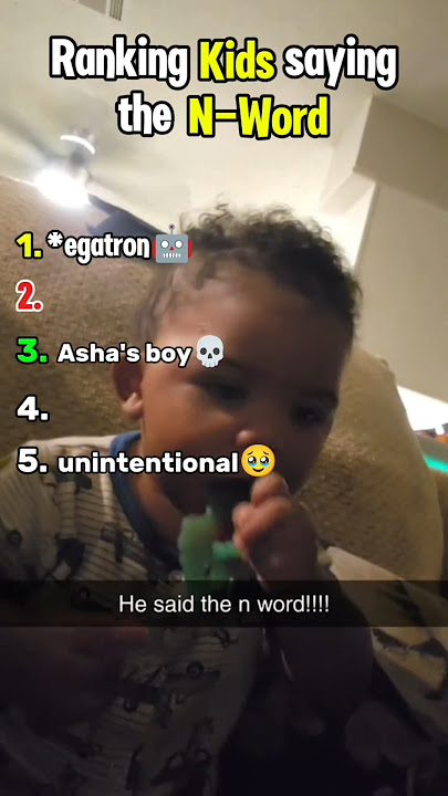 cutest kids saying the N-Word🤣