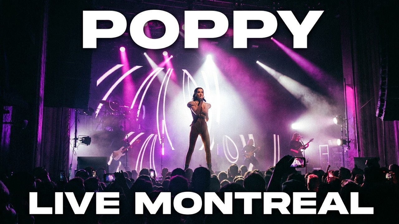 Watch Poppy : Constantly Nowhere Tour - Full Live Performance @ MTelus Montreal 2026 on YouTube Watch Poppy : Constantly Nowhere Tour - Full Live Performance @ MTelus Montreal 2026 on YouTube