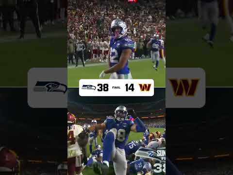 Sam Darnold & Seattle dominate Washington on the road, moving to 6-2 😤 (📺 NBC)