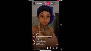 Chriseanrock baby instagram live