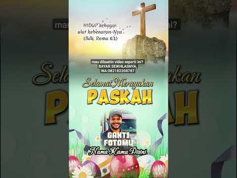 Template 2 - Video ucapan Paskah 2024