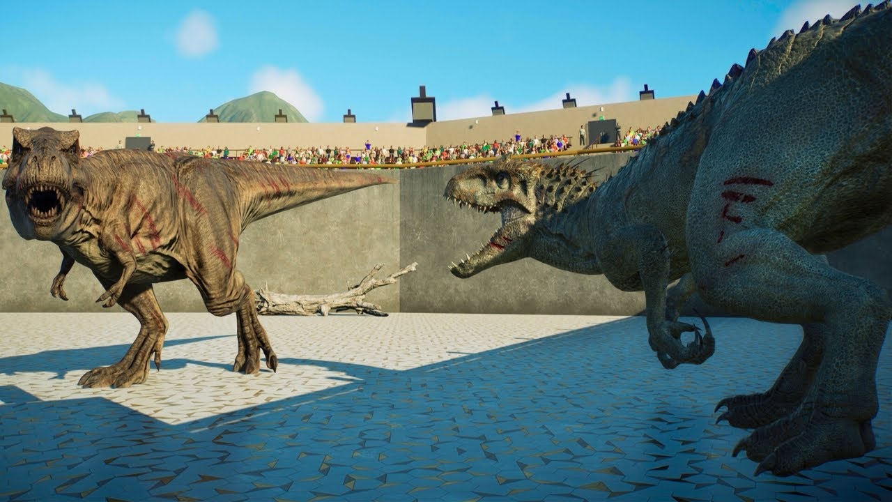 TYRANNOSAURUS REX vs LARGE HERBIVORE & CARNIVORE ON ISLA NUBLAR - Jurassic World Evolution 2 |PART 3