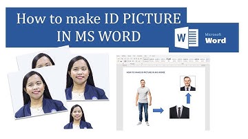 How to make ID picture in MS Word | Tutorial