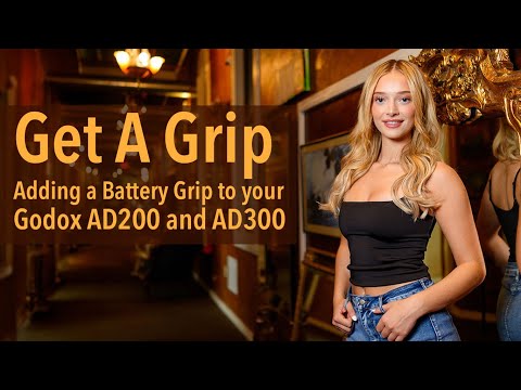 The Godox Battery Grip is perfect for the Godox AD200 and AD300