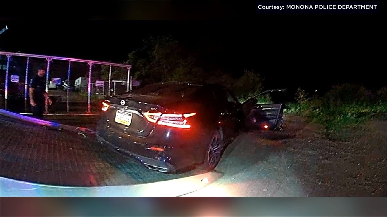 Man arrested in Monona for reckless driving; eluding police - YouTube