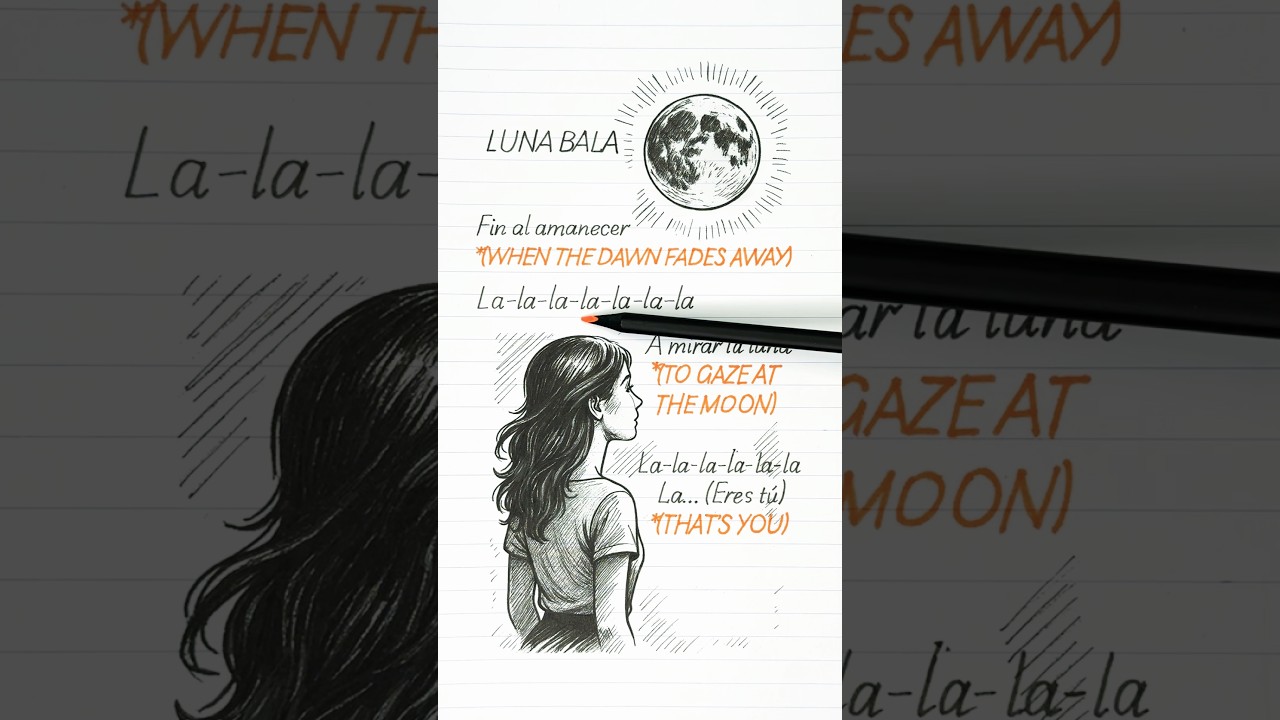 🌕 LUNA BALA – Yb Wasg'ood & Ariis (Lyrics + English Translation) | “La luna” 🌑