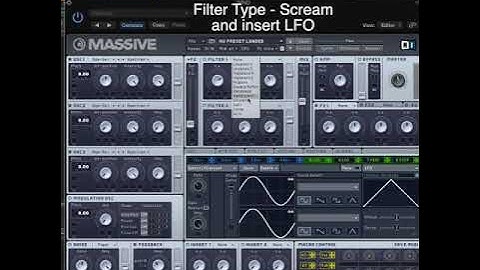 Wind sound design using Massive