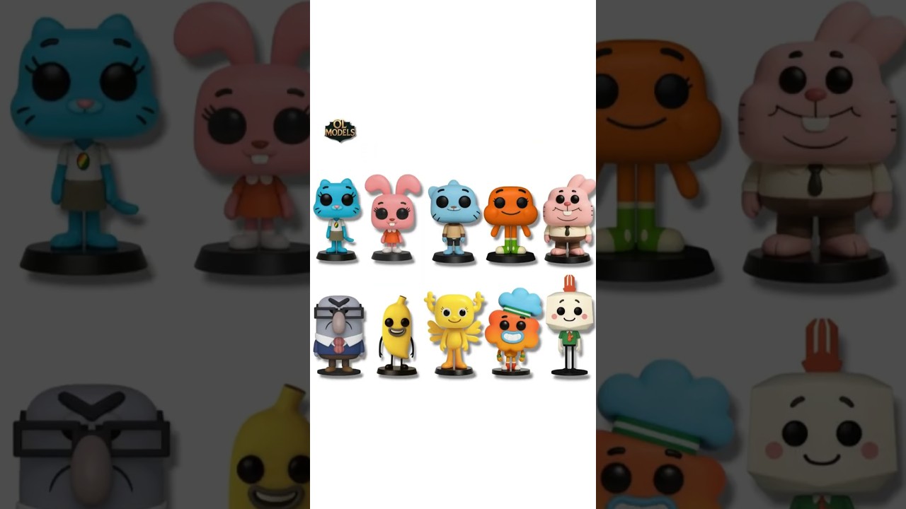 Check my The Amazing World of Gumball Chibi Figures 3D Models on my Cults3D Profile