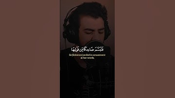 Surah Naml (The Ant) 🎧 سورة النمل Ayat 18-19 | By Islam Sobhi| القارئ اسلام صبحي #quran