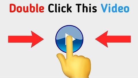 Double click to watch this video