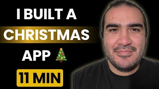 Building a Christmas Card App in Public (No Code) 🎄 | Day 20 Mobile App Challenge screenshot 3