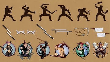 Shadow Fight 2 || Only Weapon Butcher Bodyguards vs Butcher Bodyguards 「iOS/Android Gameplay」