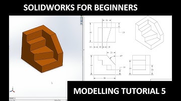 SOLIDWORKS FOR BEGINNERS TUTORIAL 5 - Mutiple extrudes from one sketch!
