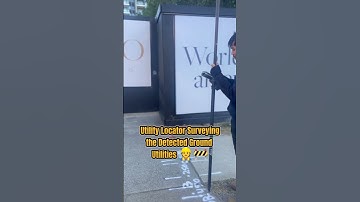 Utility Locator Surveying 🔍 Detected Underground Utilities 🧐👷🚧