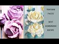 Homemade Texture Paste Recipe. How To Make Texture Paste At Home.Diy texture Paste