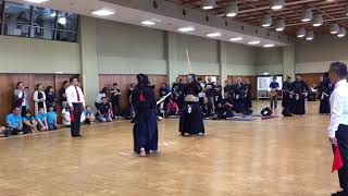 中段 vs 二刀流 逆胴 突き なにすんだよ😁 剣道