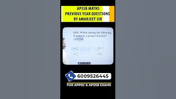 APSSB MATHS PREVIOUS YEAR QUESTIONS by Amarjeet Sir #apssb #apssbmaths #apssbexam