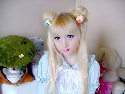 Sailor Moon Hairstyle - YouTube