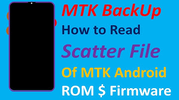 How to backup or get  MTK Firmware ROM part 1