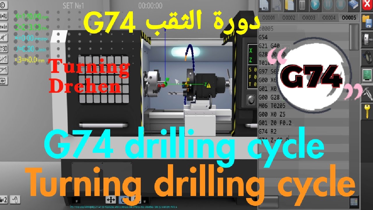 G74 Drilling Cycle YouTube