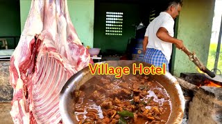 கார சாரமான கிராமத்து ஓட்டலில் செய்த மட்டன் குழம்பு | Village Hotel Mutton Curry Recipe