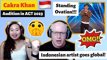 CAKRA KHAN Auditions for AGT gets a STANDING OVATION | AGT 2023 REACTION!🇮🇩