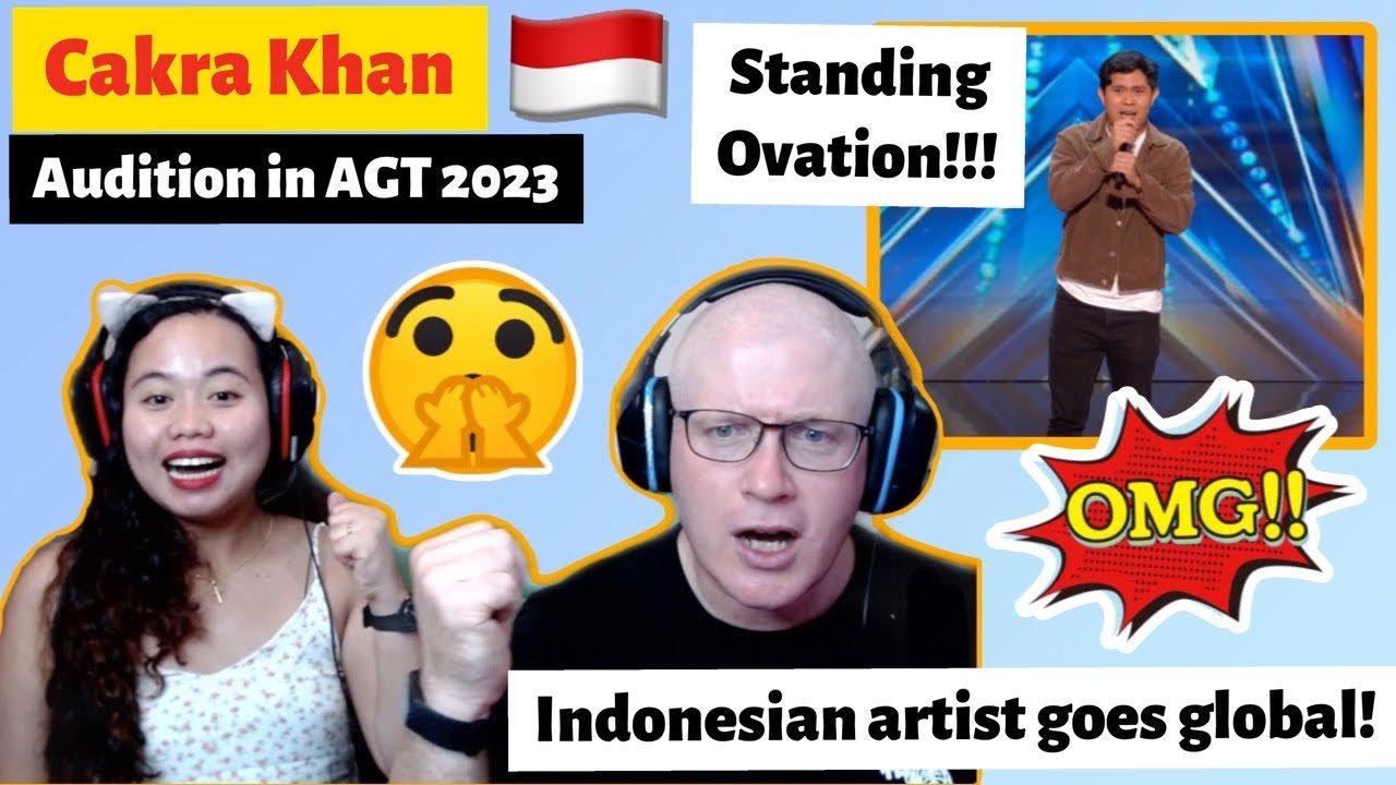 ⁣CAKRA KHAN Auditions for AGT gets a STANDING OVATION | AGT 2023 REACTION!🇮🇩