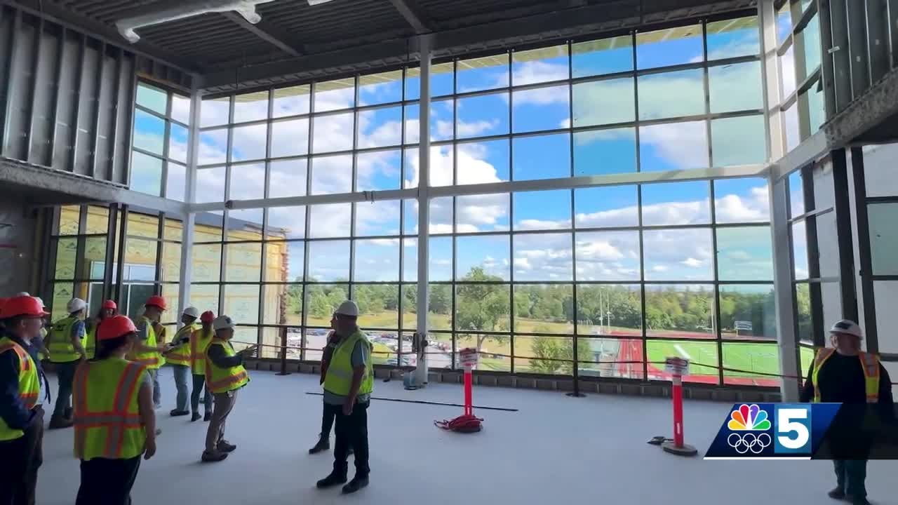 NBC5 gets a sneak peak at brand new Burlington High School campus