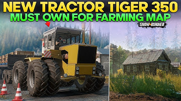 New Tractor Rába steiger 250 in SnowRunner Must Own For Phase 8 Update Farming Region