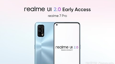 realme 7 Pro realme UI 2.0 Update Rollout | realme 7 Pro Android 11 Update Rollout ~ @realmemobiles