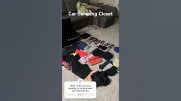 What clothes to pack in my containers for my car camper? #carcamp #carcamper #carcamping #adventure