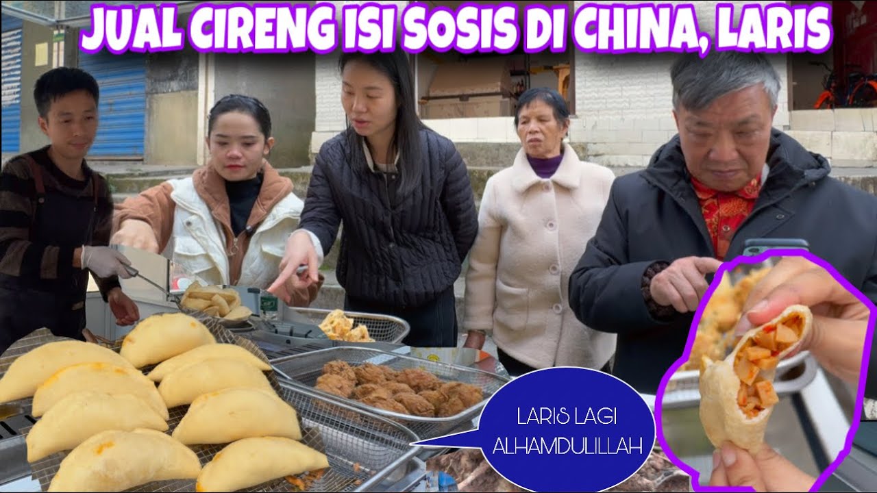 MAKIN RAMAI NIH, JUAL CIRENG ISI SOSIS DI CHINA SENANG KALAU PEMBELI BALIK BELI LAGI DAN LAGI 