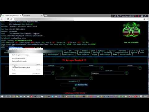 sunucu rootlama (server root)