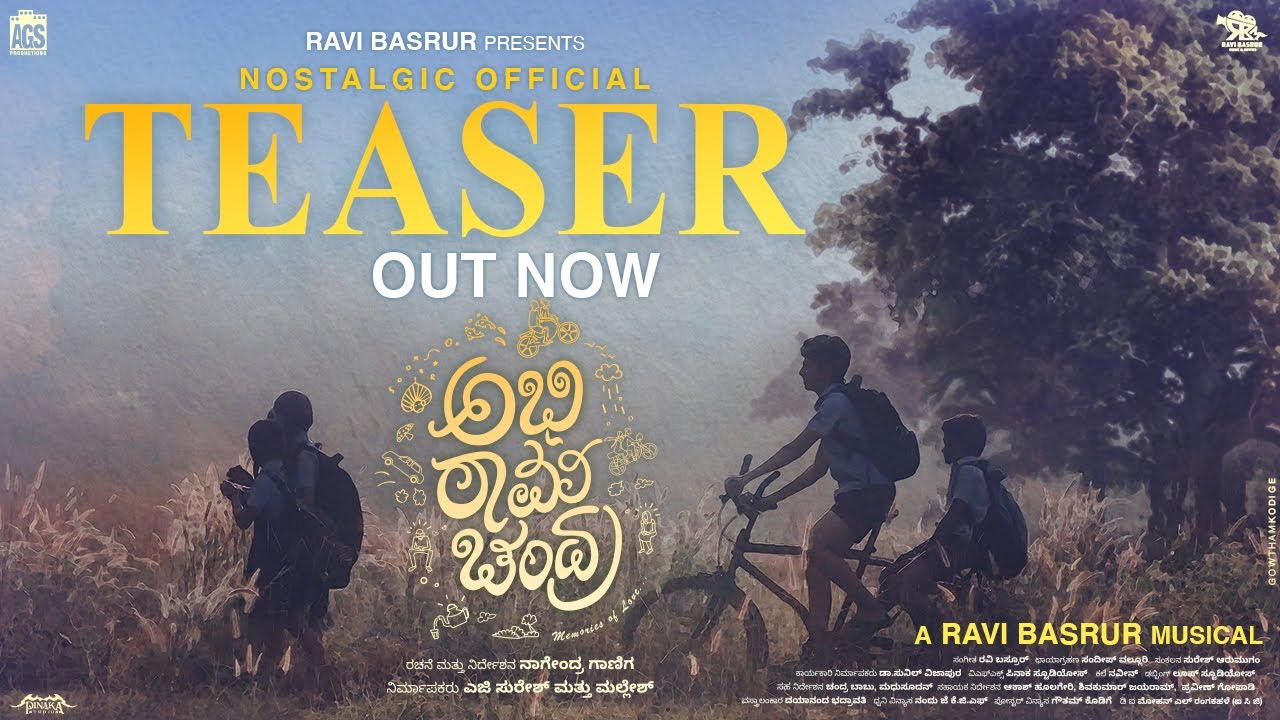 Abhi Rama Chandra   Official Teaser  Ravi Basrur  Nagendra Ganiga Ratha Kirana  Suddu Mulimani