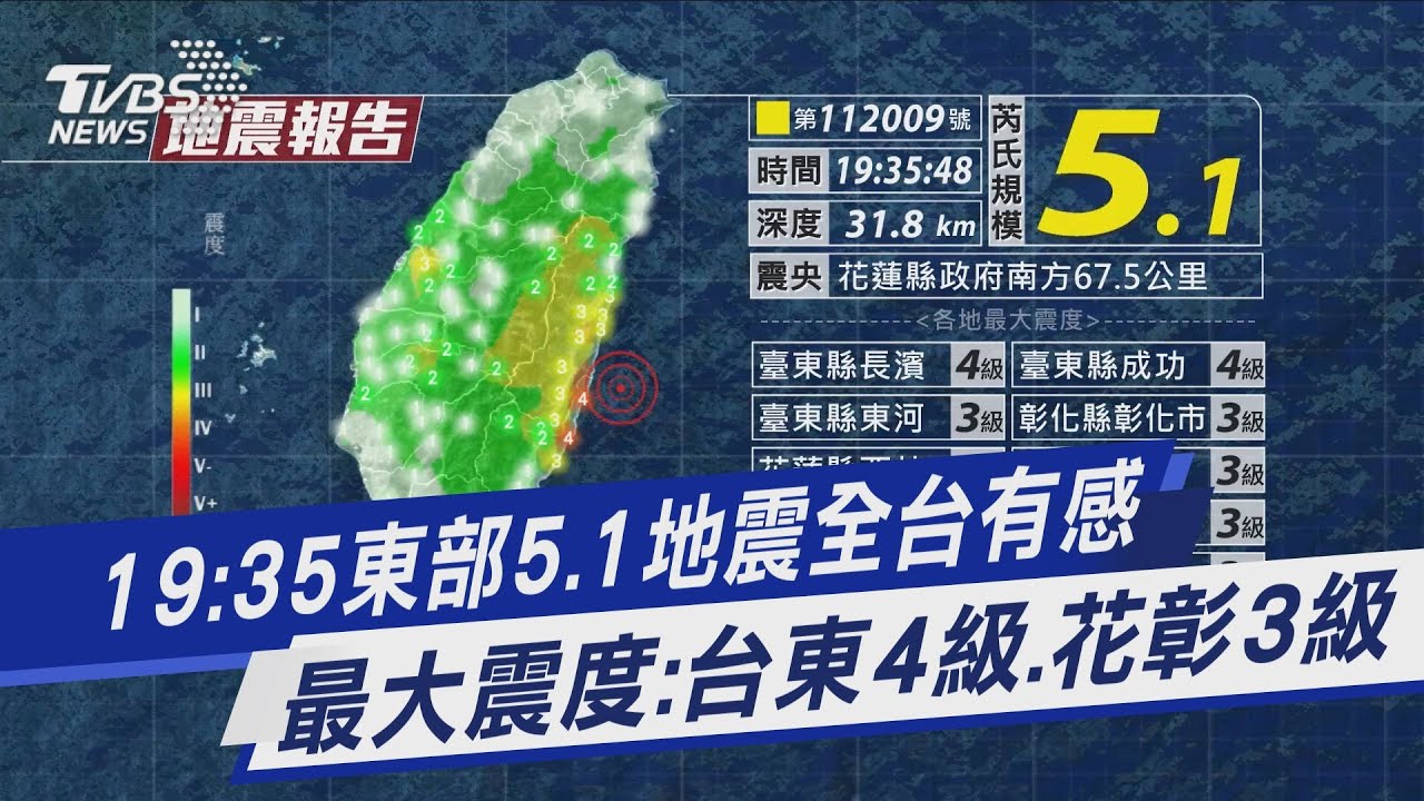 南投5.1地震一夜連7震　未來一週留意餘震－民視新聞