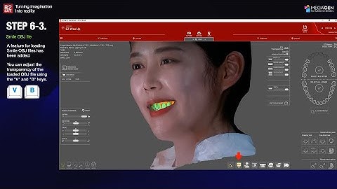 [EN] R2GATE Stand Alone update: Step 6-3. Loading Smile Scan File (OBJ) in EZ Wax-up.