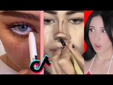 LOS TRUCOS DE MAQUILLAJE MAS AESTHETIC DE TIKTOK | Mariale