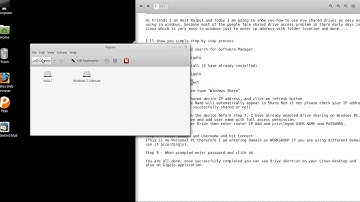 Accessing Windows \ Network shared drive from Linux Mint using GUI Mode no commands