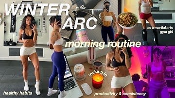 winter arc 5am morning routine | locking in for the end of the year, healthy habits & romanizing